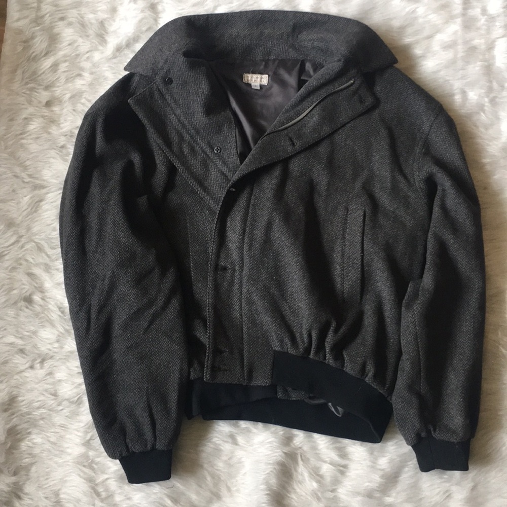 Mens Grey Cashmere Jacket